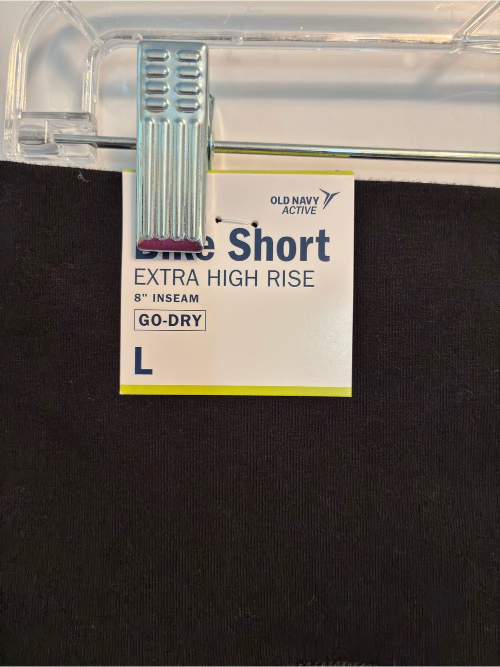 Old Navy Women's Go Dry Extra High Rise Bike Shorts 2 Pairs Size L New With Tags - Picture 4 of 9